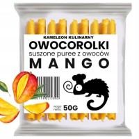 KAMELEON KULINARNY ROLLSY OWOCOWE OWOCOROLKI MANGO zdrowa