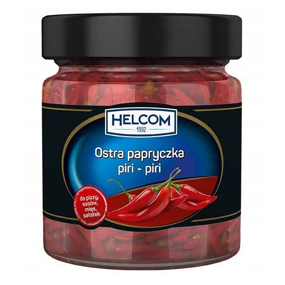 Helcom OSTRA PAPRYCZKA PIRI PIRI papryka 225ML 180g słoik