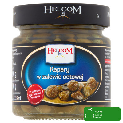 Helcom KAPARY W ZALEWIE OCTOWEJ do sałatek ryb sosów kanapek 225ml słoik