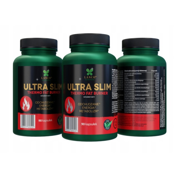 Lanco ULTRA SLIM THERMO FAT BURNER - ENERGIA ODCHUDZANIE METABOLIZM 90 kaps