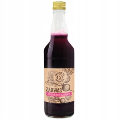 ORYGINALNA SPIŻARNIA ZAKWAS Z BURAKÓW KISZONYCH buraka 500ml