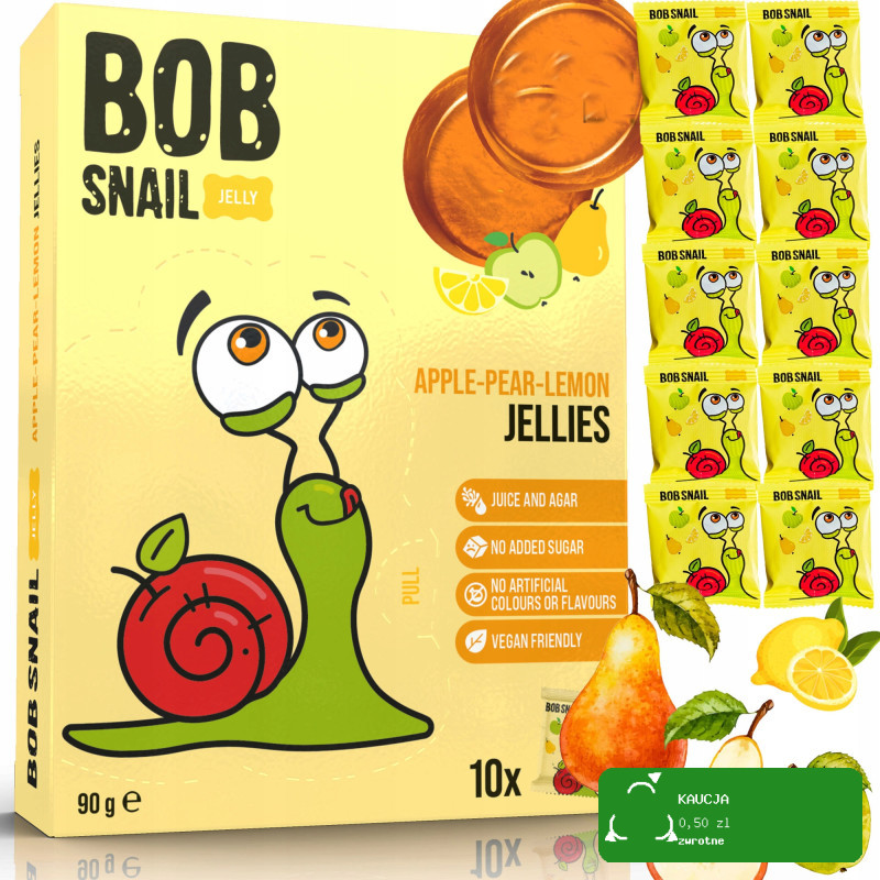 BOB SNAIL JELLY JABŁKO GRUSZKA CYTRYNA 90G