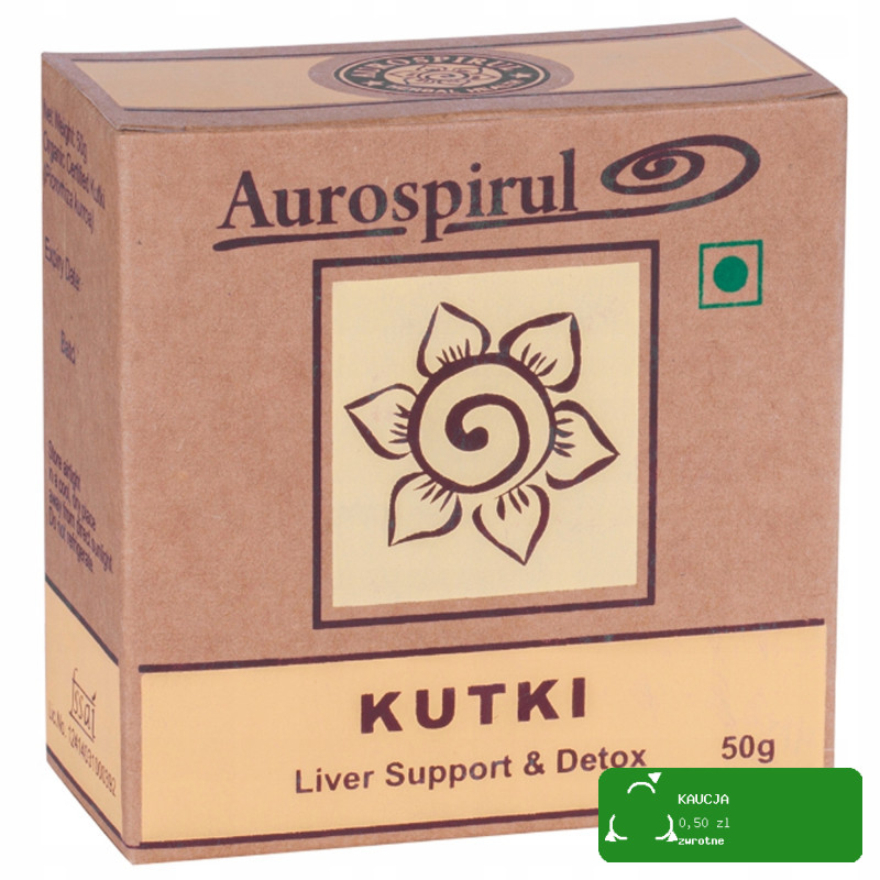 KUTKI proszek 50g AUROSPIRUL wsparcie na: TRAWIENIE OCZYSZCZANIE WĄTROBA