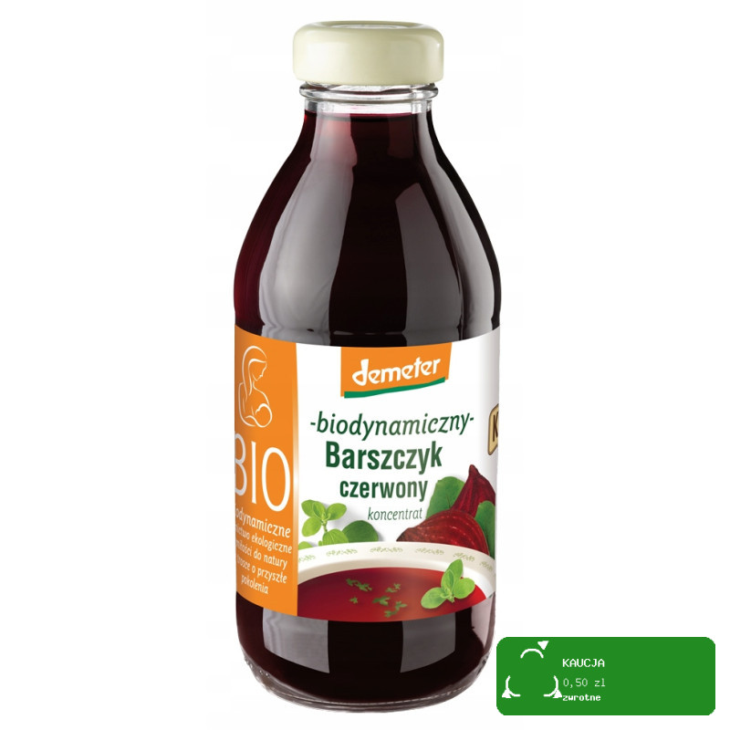 Kowalewski BARSZCZ CZERWONY BIO koncentrat 320ml BIODYNAMICZNY KRÓTKA DATA