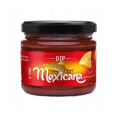 Helcom DIP SALSA sos w stylu MEXICANA POMIDOROWO PAPRYKOWY 210G