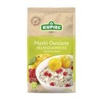 Kupiec PŁATKI OWSIANE PEŁNOZIARNISTE 200g 0,2KG KRÓTKA DATA