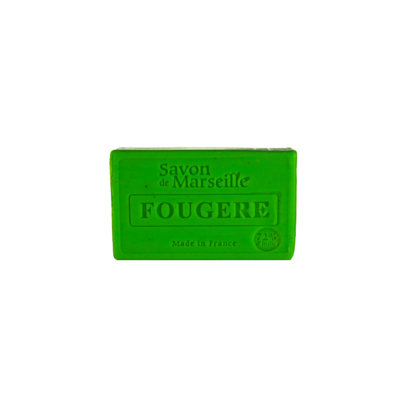 MYDŁO MARSYLSKIE fougere KWIAT PAPROCI PAPROĆ 72% kostka 100g Le Chatelard
