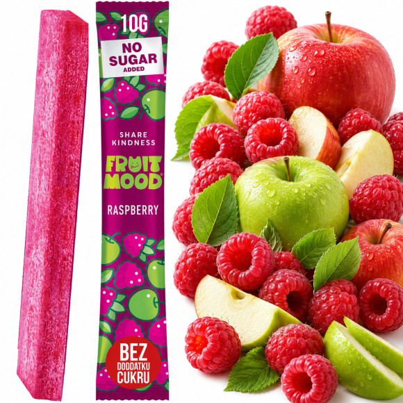 FRUIT MOOD baton batonik owocowy bez dodatku MALINA 10g