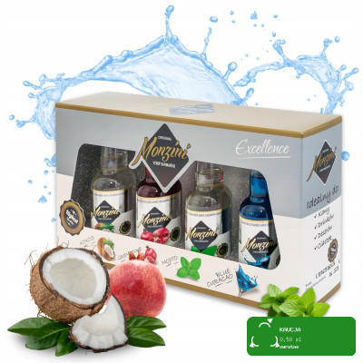 MONZINI - ZESTAW SYROPÓW BARMAŃSKICH 200ml (biały_