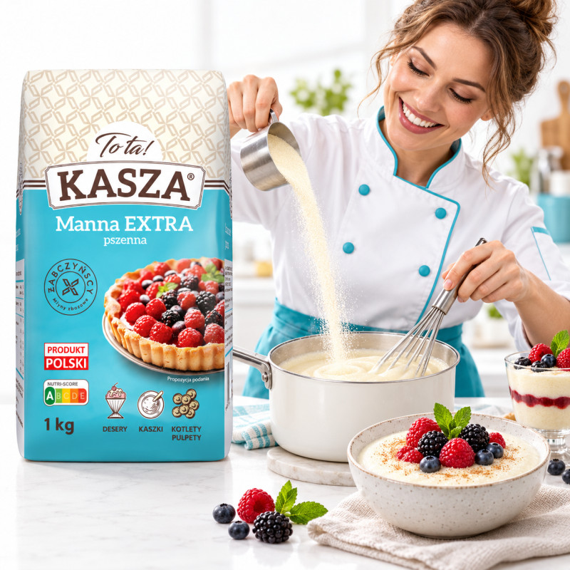TOTA KASZA MANNA EXTRA sypka GRYSIK ToTa 1 kg