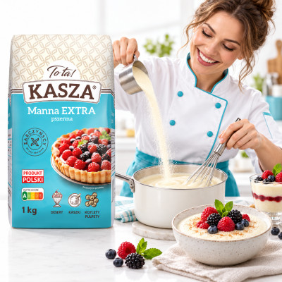 TOTA KASZA MANNA EXTRA sypka GRYSIK ToTa 1 kg