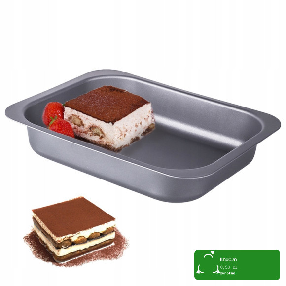 FORMA BLACHA DO PIECZENIA SNB 290x220x60cm szara non stick TŁOCZONA