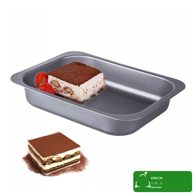 FORMA BLACHA DO PIECZENIA SNB 290x220x60cm szara non stick TŁOCZONA