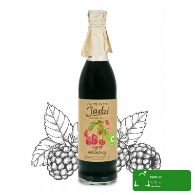 SYROP BABCI JADZI MALINOWY MALINA z witaminą C na odporność 420ml