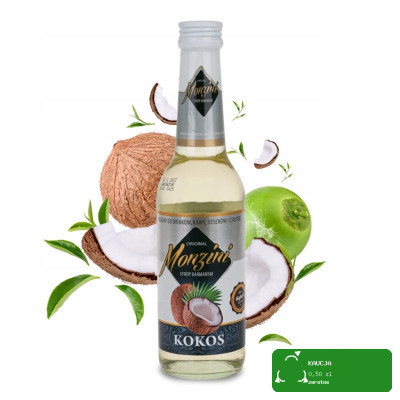 MONZINI - SYROP BARMAŃSKI - KOKOS 320ml