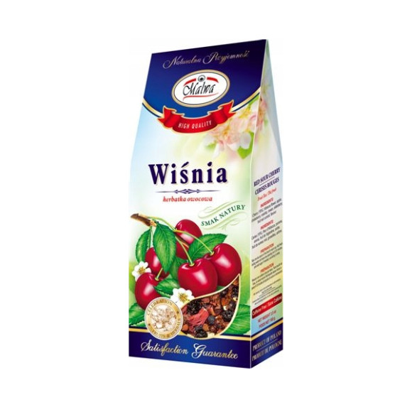 Malwa HERBATA HERBATKA High Quality OWOCOWA WIŚNIOWA WIŚNIA SUSZ 100G