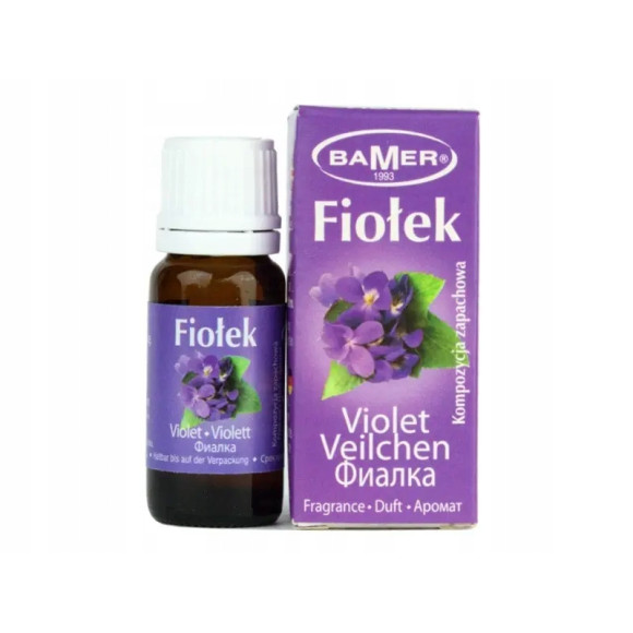 OLEJEK ETERYCZNY zapachowy FIOŁEK FIOŁKOWY kwiatowy wiosenny 7ml BAMER