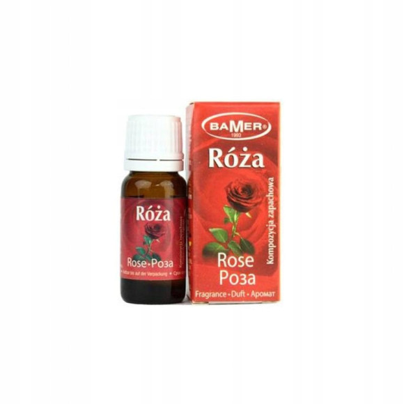 OLEJEK ETERYCZNY zapachowy RÓŻA RÓŻANY kwiatowy rose 7ml BAMER