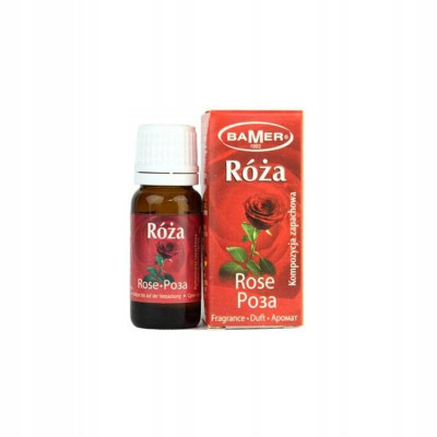 OLEJEK ETERYCZNY zapachowy RÓŻA RÓŻANY kwiatowy rose 7ml BAMER
