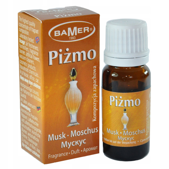 OLEJEK ETERYCZNY zapachowy PIŻMO PIŻMOWY wyjątkowy musk 7ml BAMER