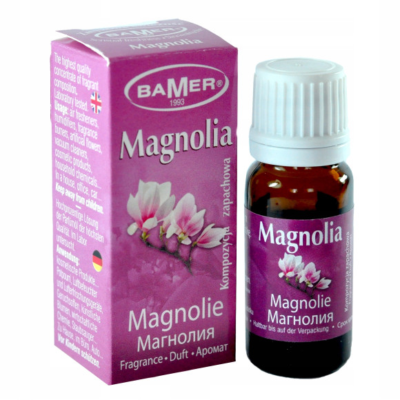 OLEJEK ETERYCZNY zapachowy MAGNOLIA kwiat MAGNOLII wiosenny 7ml BAMER