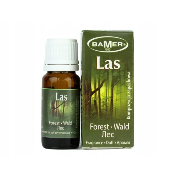 OLEJEK ETERYCZNY zapachowy LAS leśny forest wyjątkowy 7ml BAMER