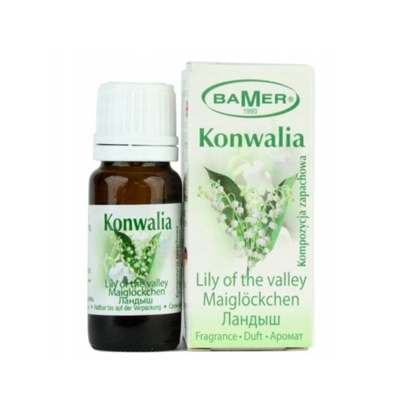 OLEJEK ETERYCZNY zapachowy KONWALIA KWIAT KONWALII KWIATOWY 7ml BAMER