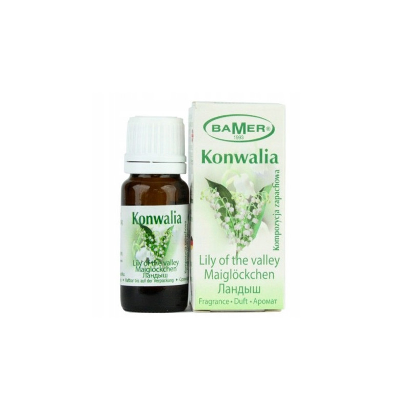 OLEJEK ETERYCZNY zapachowy KONWALIA KWIAT KONWALII KWIATOWY 7ml BAMER