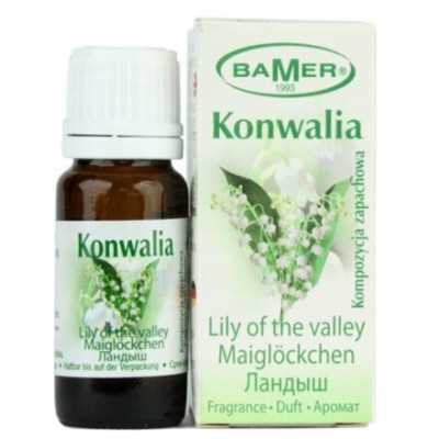 OLEJEK ETERYCZNY zapachowy KONWALIA KWIAT KONWALII KWIATOWY 7ml BAMER
