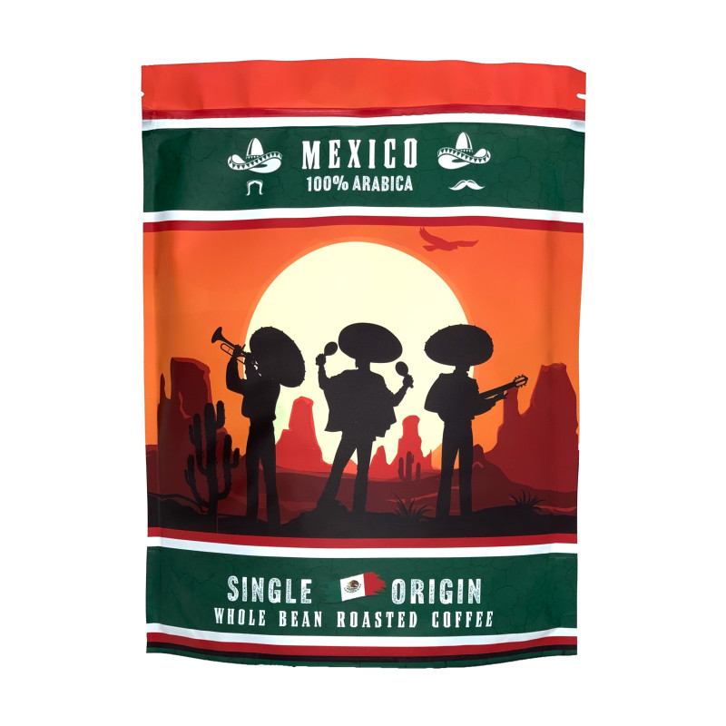 KAWA ZIARNISTA w ziarnie MEKSYK MEXICO 1000g 1KG 100% ARABICA SINLGE ORIGIN