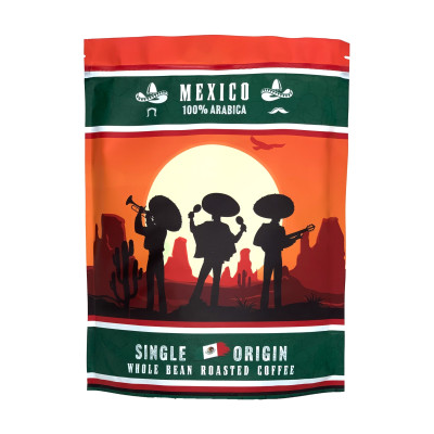 KAWA ZIARNISTA w ziarnie MEKSYK MEXICO 1000g 1KG 100% ARABICA SINLGE ORIGIN