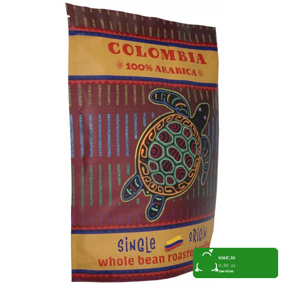 KAWA ZIARNISTA w ziarnie KOLUMBIA COLOMBIA 100% Arabica 1000g 1KG