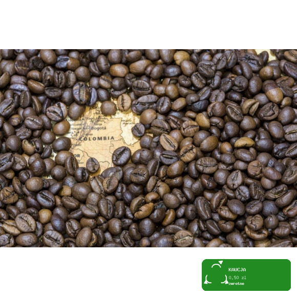 KAWA ZIARNISTA w ziarnie KOLUMBIA COLOMBIA 100% Arabica 1000g 1KG
