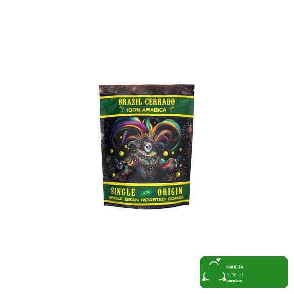 KAWA ZIARNISTA w ziarnie BRAZYLIA BRAZIL CERRADO 1000g 1KG 100% ARABICA