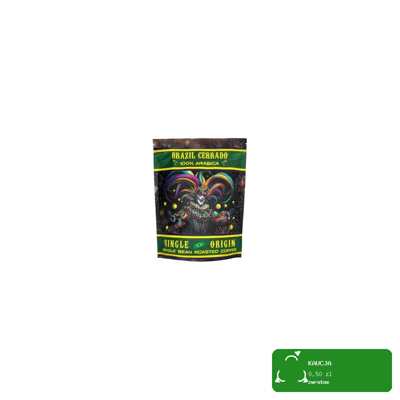KAWA ZIARNISTA w ziarnie BRAZYLIA BRAZIL CERRADO 1000g 1KG 100% ARABICA
