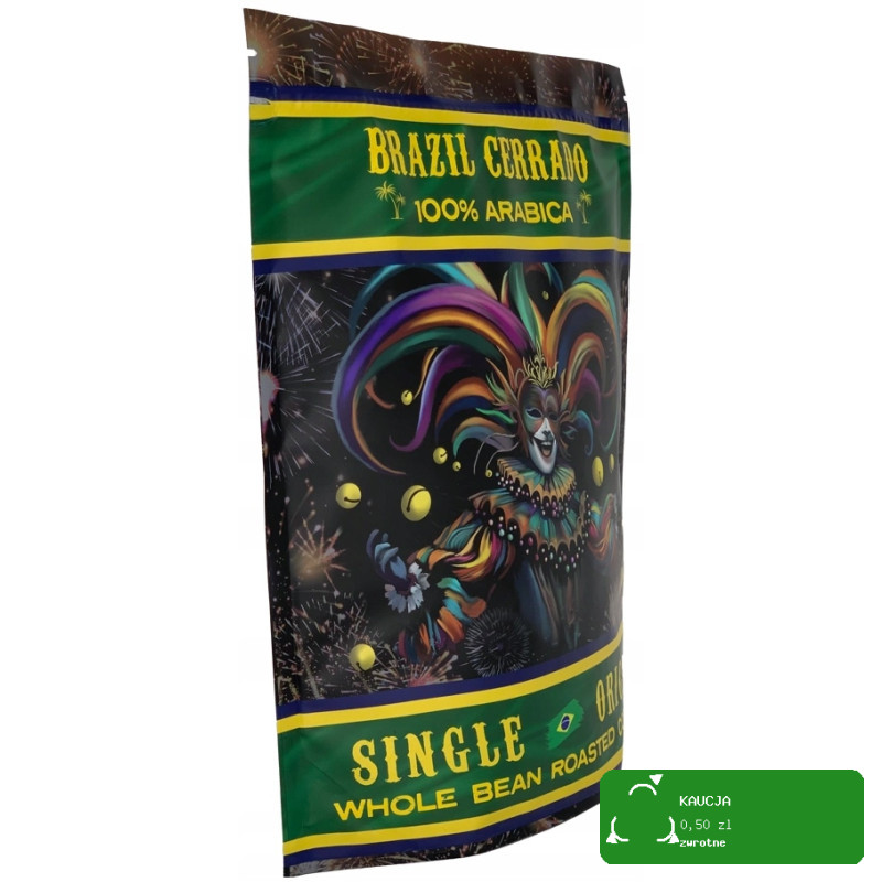 KAWA ZIARNISTA w ziarnie BRAZYLIA BRAZIL CERRADO 1000g 1KG 100% ARABICA