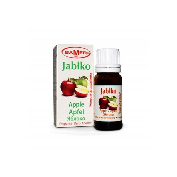 OLEJEK ETERYCZNY zapachowy JABŁKO JABŁKOWY Apple owocowy 7ml BAMER