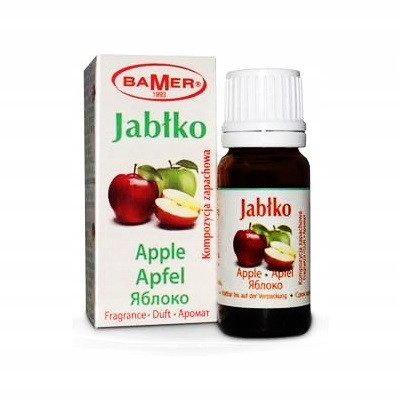 OLEJEK ETERYCZNY zapachowy JABŁKO JABŁKOWY Apple owocowy 7ml BAMER