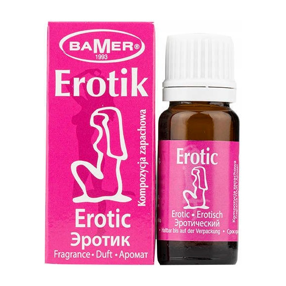 OLEJEK ETERYCZNY zapachowy EROTYK kompozycja zapachowa na randkę 7ml BAMER