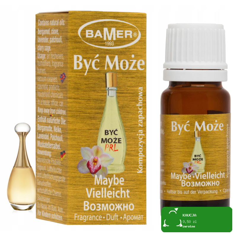 OLEJEK ETERYCZNY zapachowy BYĆ MOŻE Maybe kompozycja zapachowa 7ml BAMER