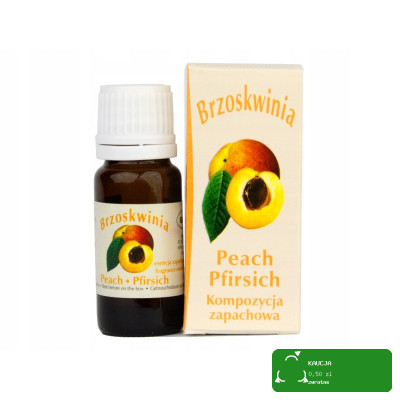 OLEJEK ETERYCZNY zapachowy BRZOSKWINIA BRZOSKWINIOWY owocowy 7ml BAMER