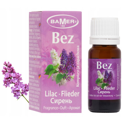 OLEJEK ETERYCZNY zapachowy BEZ LILAK KWIAT BZU kwiatowy wiosenny 7ml BAMER
