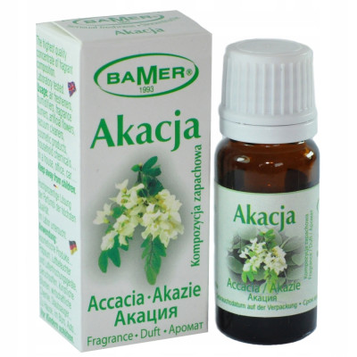 OLEJEK ETERYCZNY zapachowy AKACJA AKACJOWY kwiatowy wiosenny 7ml BAMER