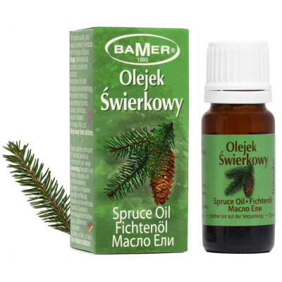 OLEJEK ETERCZYNY identyczny z naturalnym ŚWIERKOWY ŚWIERK 7ml BAMER