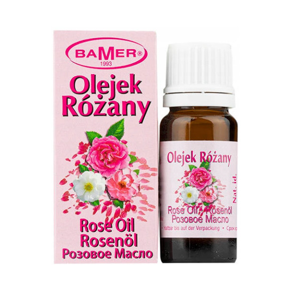 OLEJEK RÓŻANY RÓŻA identyczny z natualnym drzewo różane 7ml BAMER relaks