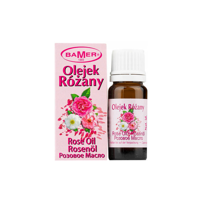 OLEJEK RÓŻANY RÓŻA identyczny z natualnym drzewo różane 7ml BAMER relaks