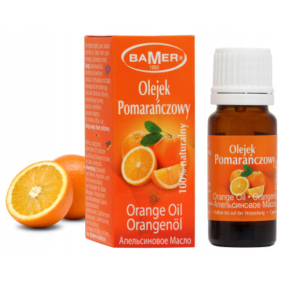 NATURALNY OLEJEK ETERYCZNY POMARAŃCZOWY POMARAŃCZA 7ml BAMER owocowy