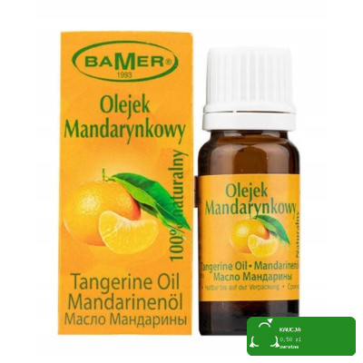 NATURALNY OLEJEK ETERYCZNY MANDARYNKOWY MANDARYNKA 7mlBAMER antydepresyjny