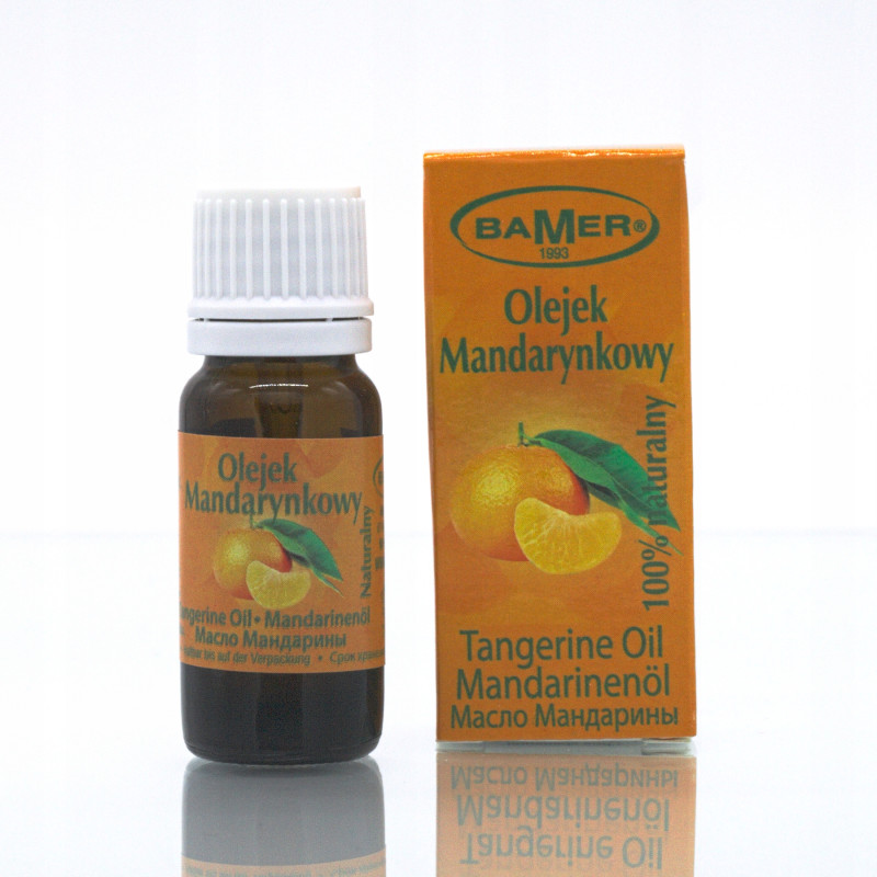 NATURALNY OLEJEK ETERYCZNY MANDARYNKOWY MANDARYNKA 7mlBAMER antydepresyjny