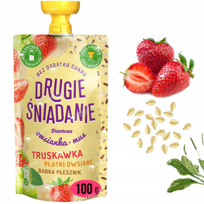 Dawtona mus Drugie Śniadanie OWSIANKA TRUSKAWKA 100g